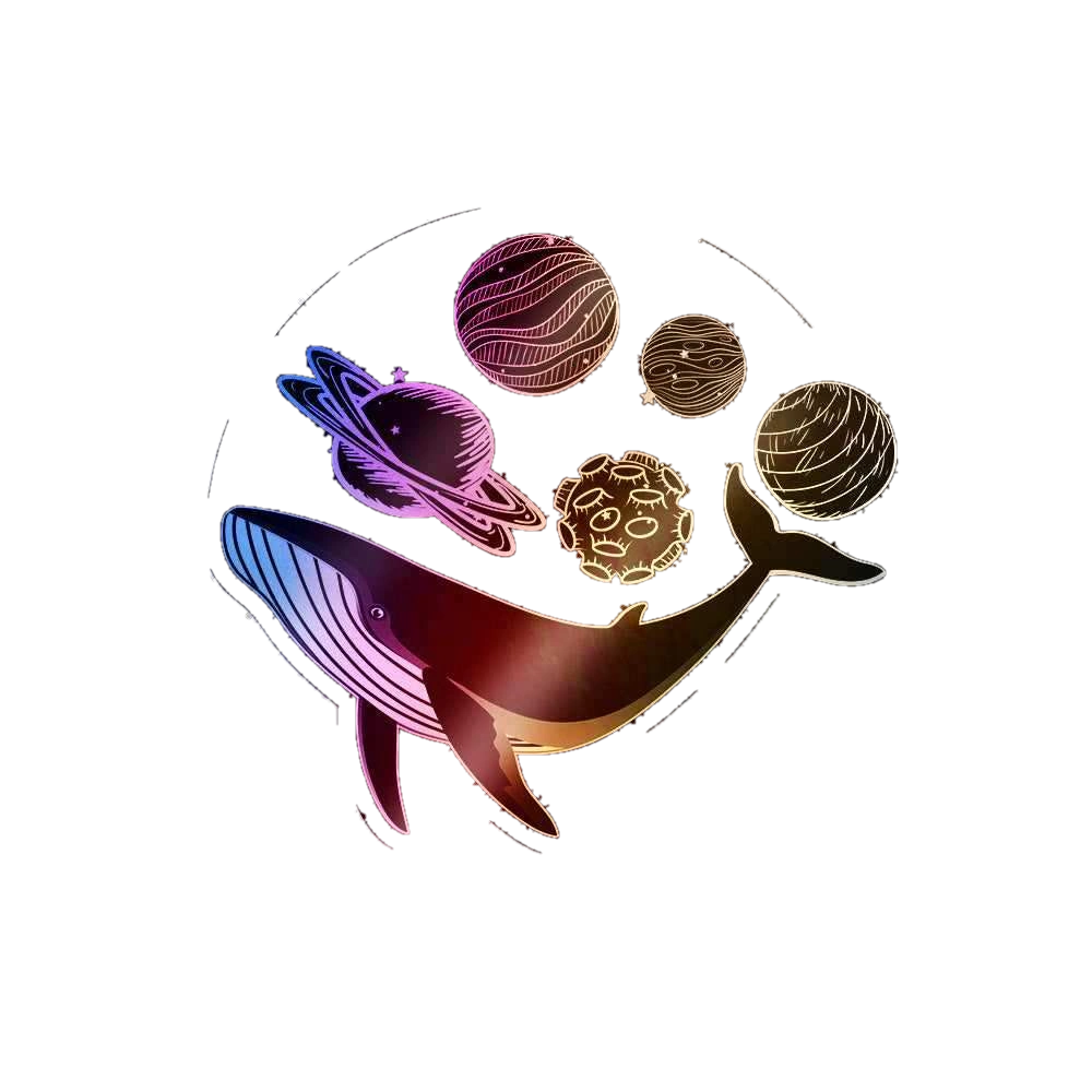 Whale Holographic Stickers